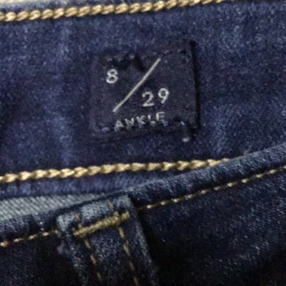sac721🍀Low Rise Skinny Lolita Lucky Brand Jeans Size 8 w/ 25" Inseam - Picture 5 of 10